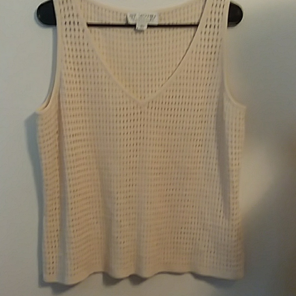 ST. JOHN COLLECTION Tank Sz Large BLUSH PINK